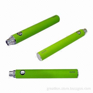 Manufacturer Wholesale eGo Evod Batteries with 650/900/1,100mAh Capacity, Sized 70 x 14mm
